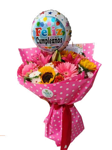 Ramo de 12 flores mixtas