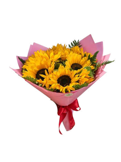 Ramo de 12 girasoles