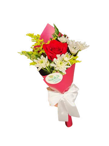 Ramo de 1 rosa roja