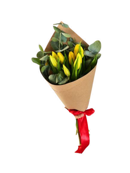 Ramo de 5 tulipanes