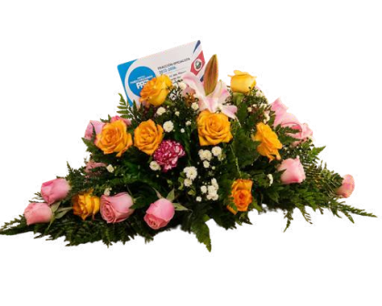 Tributo de flores mixtas