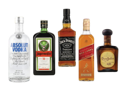 Bebidas para complementar el arreglo